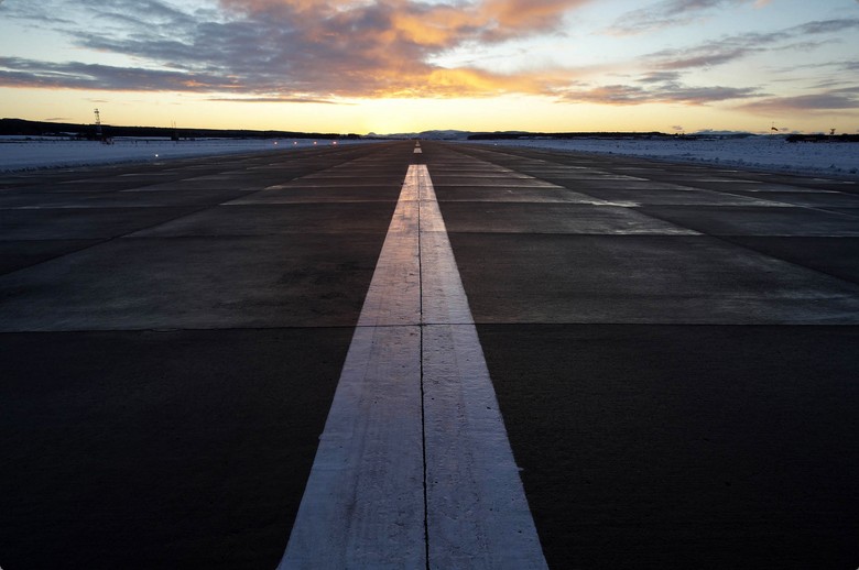 Inverness Airport Runway - Scotland